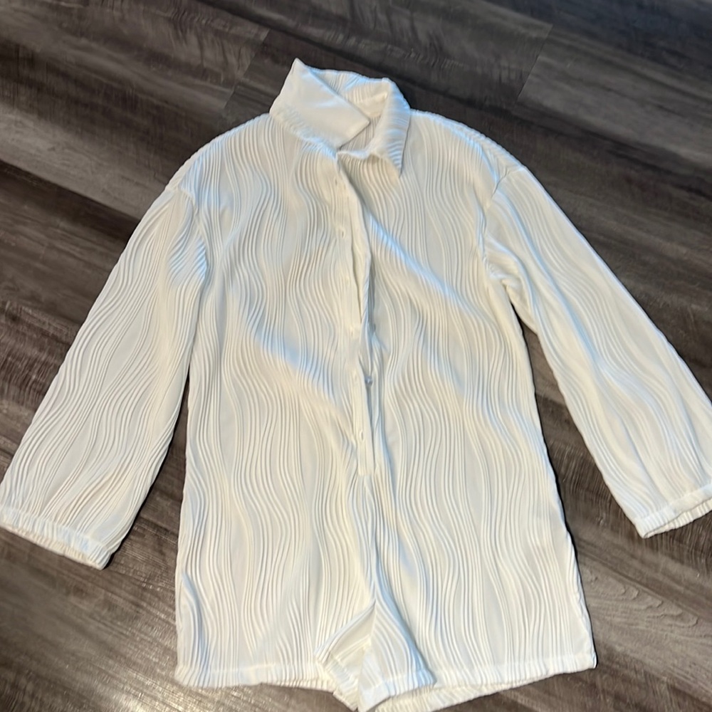 Button down romper